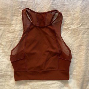 Lululemon Burgundy Crop Top- Size 6